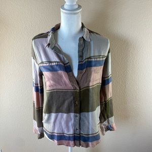 Lucky Brand Long Sleeve Button Up Sz